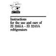 ZANUSSI Zi3243A Instrukcja Obsługi