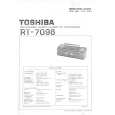 TOSHIBA RT7096 Instrukcja Serwisowa