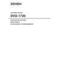 DENON DVD-1720 Instrukcja Obsługi