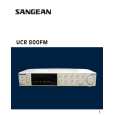 SANGEAN UCR800FM Instrukcja Obsługi