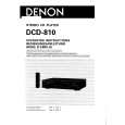 DENON DCD-810 Instrukcja Obsługi