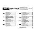 CLARION CDC6700R Instrukcja Obsługi