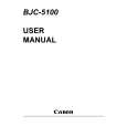 CANON BJC-5100 Instrukcja Obsługi