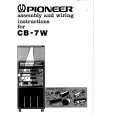 PIONEER CB-7W Instrukcja Obsługi