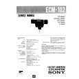 SONY ECM-102 Instrukcja Serwisowa