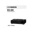 FISHER RS-560 Instrukcja Obsługi