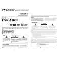 PIONEER DVR-116CHE/BXV/C5 Instrukcja Obsługi