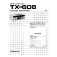 PIONEER TX-606 Instrukcja Obsługi