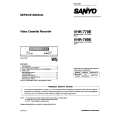 SANYO VHR779E Instrukcja Serwisowa