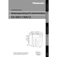PANASONIC FAWA11 Instrukcja Obsługi