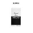 KAWAI MR240 Instrukcja Obsługi