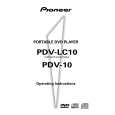 PIONEER PDV-LC10/ZL Instrukcja Obsługi