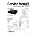 TECHNICS RSTR373 Instrukcja Serwisowa