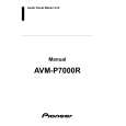 PIONEER AVM-P7000R Instrukcja Obsługi