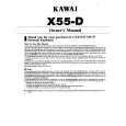KAWAI X55 Instrukcja Obsługi