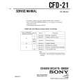 SONY CFD-21 Instrukcja Serwisowa