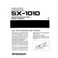 PIONEER SX-1010 Instrukcja Obsługi