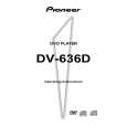 PIONEER DV-636D/LBXJ Instrukcja Obsługi