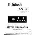 MCINTOSH MI-3 Instrukcja Serwisowa