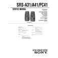 SONY SRS-A41 Instrukcja Serwisowa