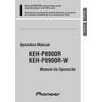 PIONEER KEH-P8900R(-W) Instrukcja Obsługi