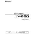 ROLAND JV-880 Instrukcja Obsługi