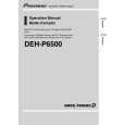 PIONEER DEH-P6500/XN/UC Instrukcja Obsługi