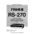 FISHER RS-270 Instrukcja Serwisowa