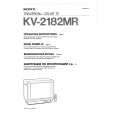 SONY KV2182MR Instrukcja Obsługi
