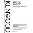 KENWOOD KRC980 Instrukcja Obsługi