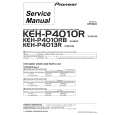 PIONEER KEH-P4013R-3 Instrukcja Serwisowa