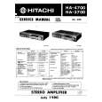 HITACHI HA-4700 Instrukcja Serwisowa