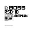 BOSS RSD-10 Instrukcja Obsługi