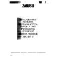 ZANUSSI ZFC20/5D Instrukcja Obsługi