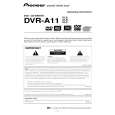 PIONEER DVR-A11XLA/KBXV/5 Instrukcja Obsługi