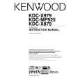 KENWOOD KDCX879 Instrukcja Obsługi