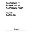 CANON FAXPHONE 1600II Katalog Części