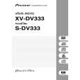 PIONEER XV-DV333/NTXJ Instrukcja Obsługi