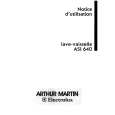 ARTHUR MARTIN ELECTROLUX ASI640W1 Instrukcja Obsługi