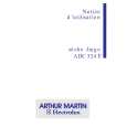 ARTHUR MARTIN ELECTROLUX ADC524E Instrukcja Obsługi