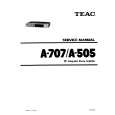 TEAC A-505 Instrukcja Serwisowa