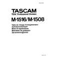 TEAC M1508 Instrukcja Obsługi