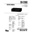 SONY XRC900 Instrukcja Serwisowa