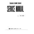 YAMAHA YC-30 Instrukcja Serwisowa