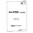 NIKON F100 Katalog Części