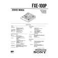 SONY FXE-100P VOLUME 1 Instrukcja Serwisowa