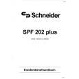 SCHNEIDER SPF202PLUS Instrukcja Serwisowa