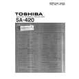 TOSHIBA SA420 Instrukcja Serwisowa