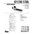 SONY ICF-C760L Instrukcja Serwisowa