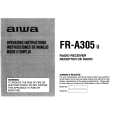AIWA FRA305 Instrukcja Obsługi
